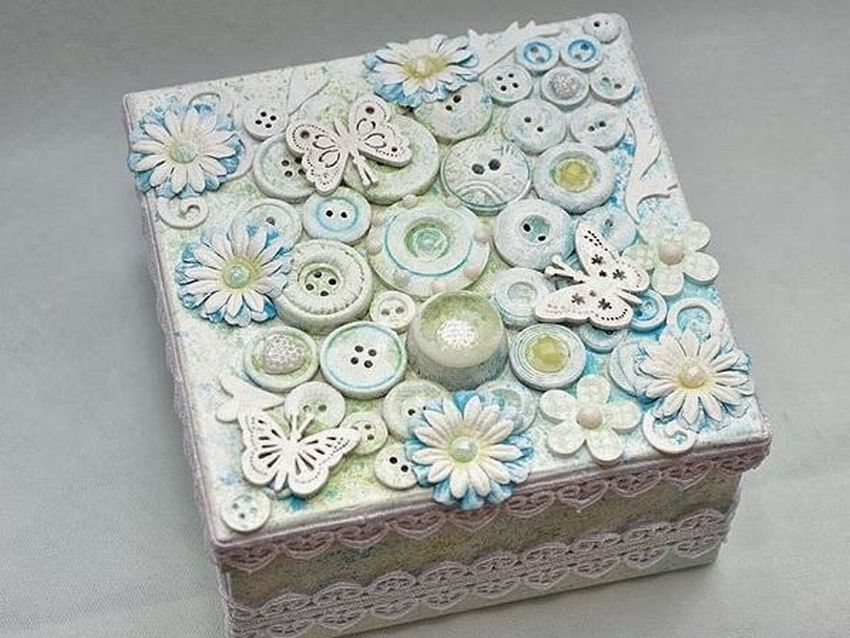 Делаем шкатулки для украшений своими руками