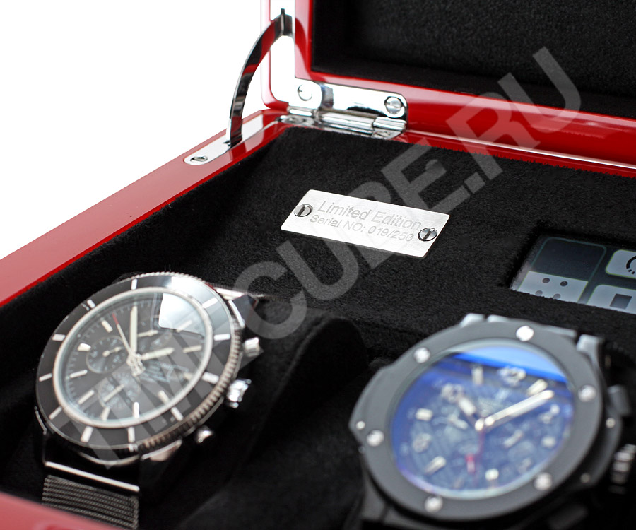 Шкатулка с автоподзаводом 4 часов Benson Limited edition BS 4 LE R