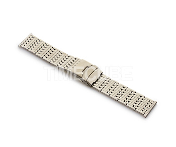 Браслет серебристый металлический сатиновый