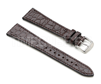 Ремешок для мужских часов из кожи крокодила Fuscus