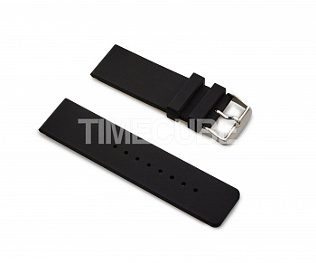 Ремешок для часов силиконовый черный