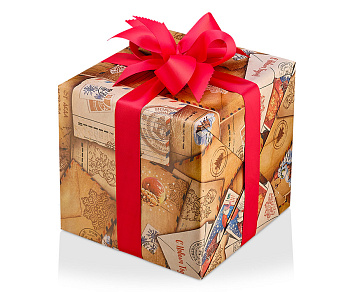 Почтовая открытка (новогодняя)