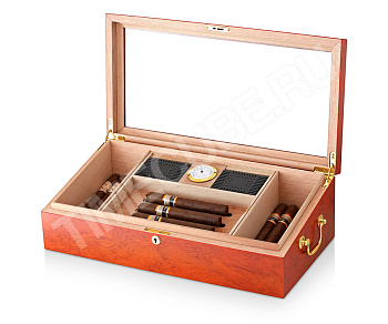 Хьюмидор для сигар c 2 увлажнителями